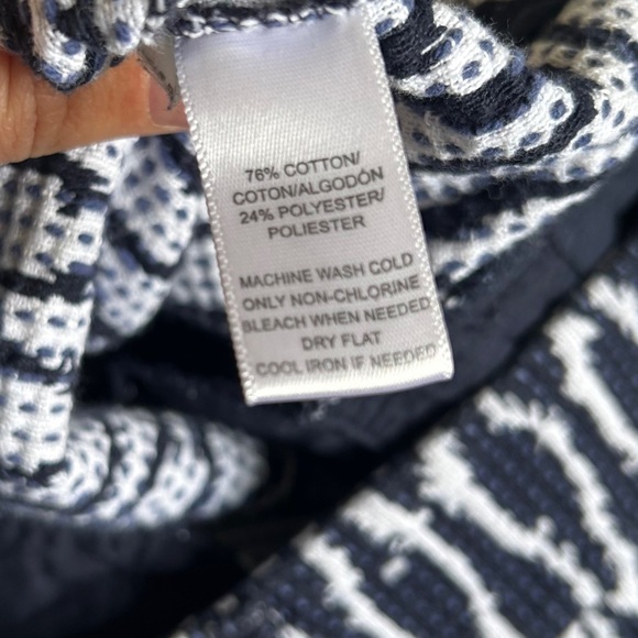 🦋 LOFT Blue White The Riviera Short Shorts Casual Formal Vacation 4 - Picture 3 of 7